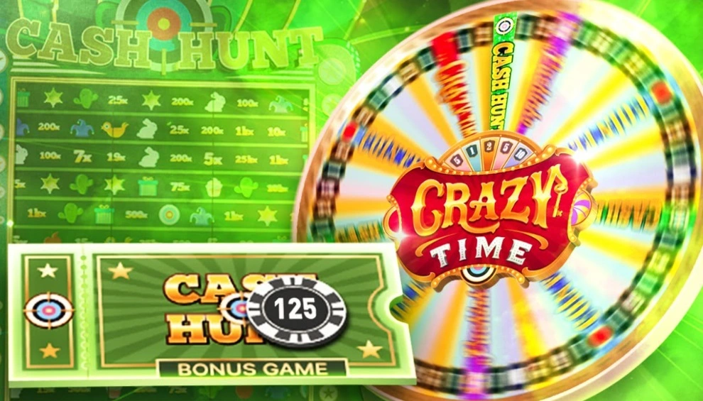 Crazy Time cash hunt bonus game